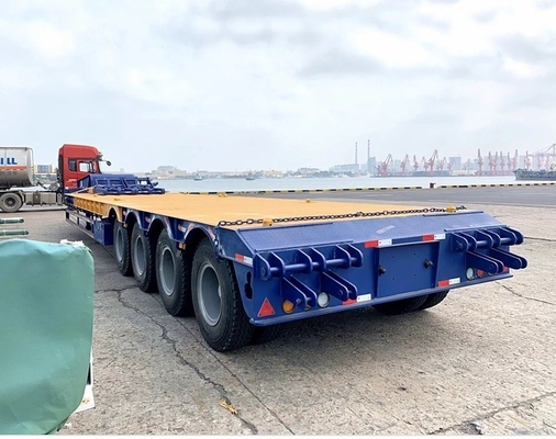 EHL9400L 4 Axle Low Chassis Low Flatbed Semi-Trailer for Light Duty Transportation