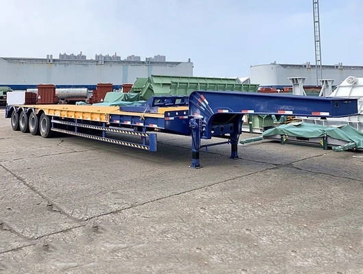 EHL9400L 4 Axle Low Chassis Low Flatbed Semi-Trailer for Light Duty Transportation