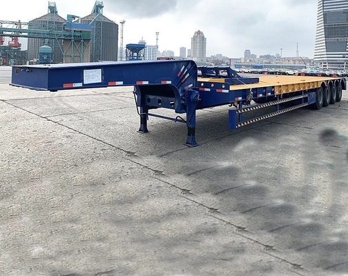 EHL9400L 4 Axle Low Chassis Low Flatbed Semi-Trailer for Light Duty Transportation