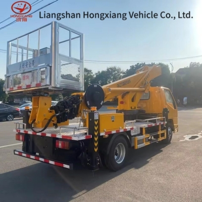 32m Single-Row Telescopic Boom Aerial Work Vehicle with Small Flying Arm Weichai Engine