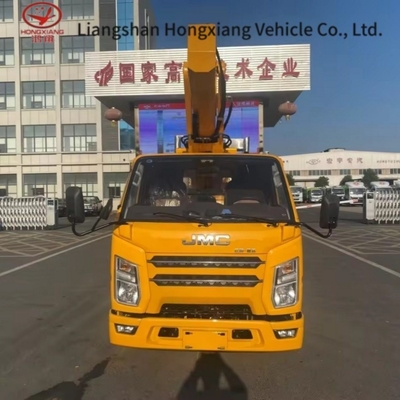 32m Single-Row Telescopic Boom Aerial Work Vehicle with Small Flying Arm Weichai Engine