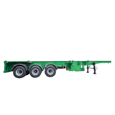 Dual Line Braking System 3-Axle 40-Foot Container Transport Skeleton Trailer Semi-Trailer