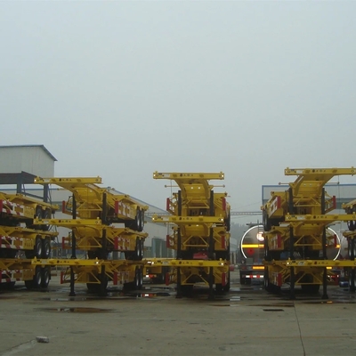 3-Axle 40-Foot Container Skeleton Chassis Semi-Trailer and Low Total Cost of Ownership