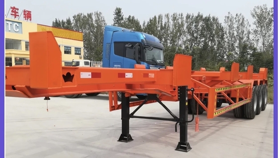 3-Axle 40-Foot Container Skeleton Chassis Semi-Trailer and Low Total Cost of Ownership