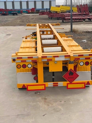 20 40 Foot Skeleton Container Trailer Semi-Trailer with Dual Line Braking System