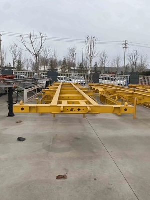 20 40 Foot Skeleton Container Trailer Semi-Trailer with Dual Line Braking System