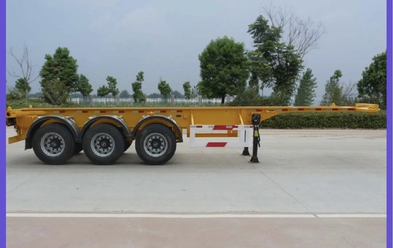 2/3/4 Axles Skeleton Frame Chassis Container Trailer with Multi-link Suspension System