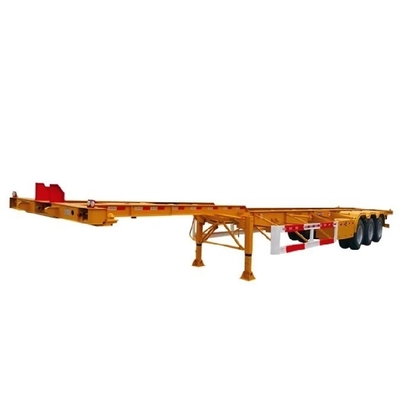 2/3/4 Axles Skeleton Frame Chassis Container Trailer with Multi-link Suspension System