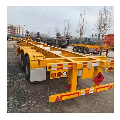 2/3/4 Axles Skeleton Frame Chassis Container Trailer with Multi-link Suspension System