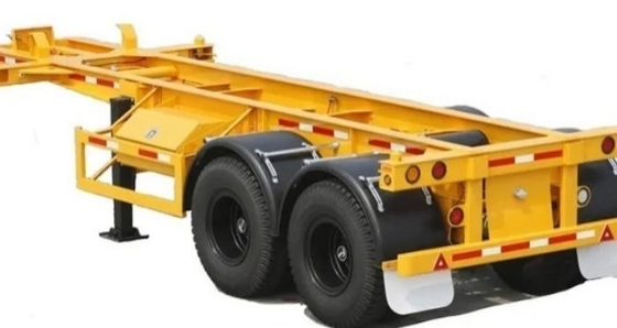20FT Container Skeleton Semi-Trailer with Medium Duty 5.5 Tons Truck Trailer Chassis