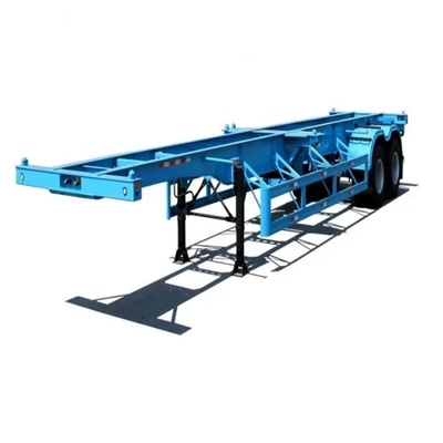 20FT Container Skeleton Semi-Trailer with Medium Duty 5.5 Tons Truck Trailer Chassis