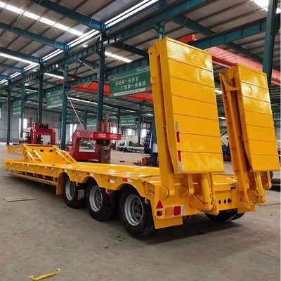 CCC ISO 40 Ton Heavy Duty Gooseneck Low Loader/Bed Truck Trailer with 2.5 Tons Capacity