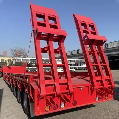CCC ISO 40 Ton Heavy Duty Gooseneck Low Loader/Bed Truck Trailer with 2.5 Tons Capacity
