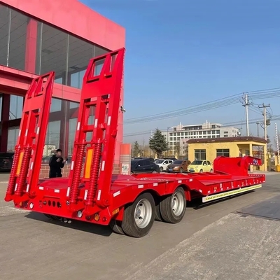 CCC ISO 40 Ton Heavy Duty Gooseneck Low Loader/Bed Truck Trailer with 2.5 Tons Capacity