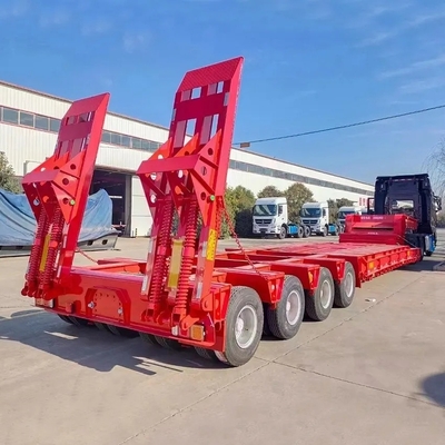 Mechanical Suspension 40 FT 3 Axle Loader Transport Trailer Hook Machine Board Trailer