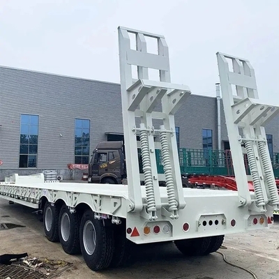 Mechanical Suspension 40 FT 3 Axle Loader Transport Trailer Hook Machine Board Trailer