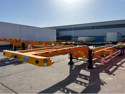 30ton Multi-link Type Skeleton Semi-Trailer for Container Large Goose Neck Customizable