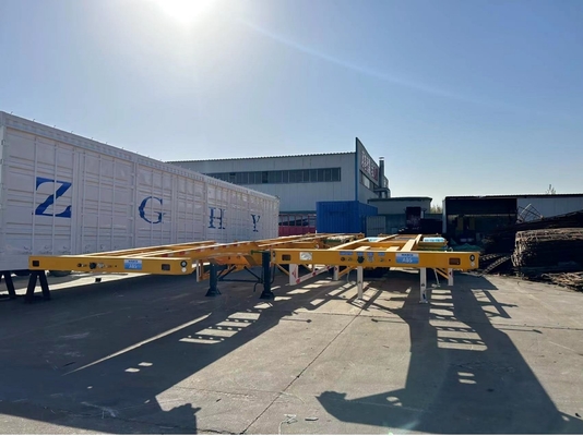 Dual Line Braking System Immobilize Design Semi-Trailer for 20/40/45 FT Containers