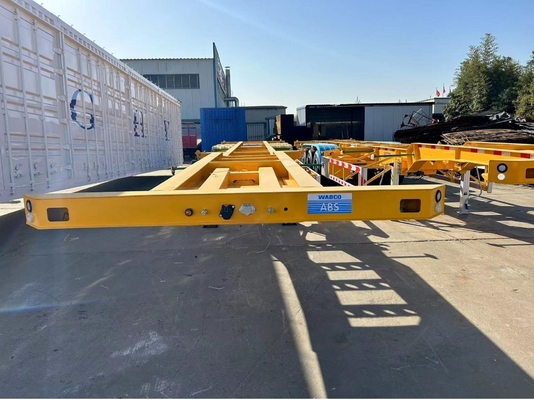 Dual Line Braking System Immobilize Design Semi-Trailer for 20/40/45 FT Containers