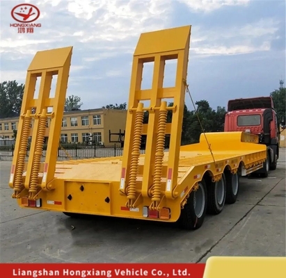 Gooseneck Low Bed Loader 30t Lowbed Flat Deck Semi Trailers with Light Duty Grade
