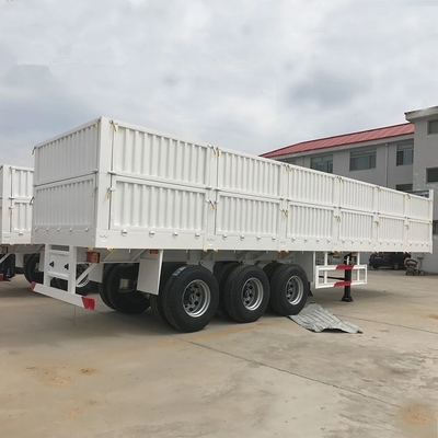 50 Ton Sidewall Fence Freight Truck Trailer Semi Trailer ABS Anti-lock Braking System 1