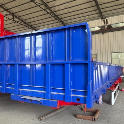 3-Axle Steel Bulk Cargo Side Wall Semi-Trailer with Customizable Specifications