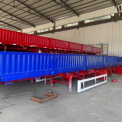 3-Axle Steel Bulk Cargo Side Wall Semi-Trailer with Customizable Specifications