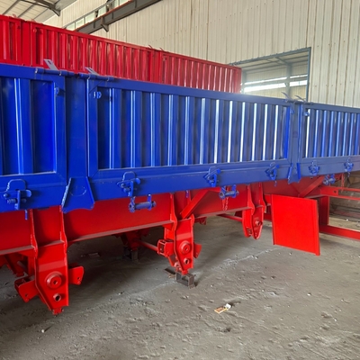 3-Axle Steel Bulk Cargo Side Wall Semi-Trailer with Customizable Specifications