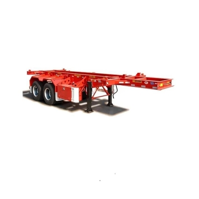 20-Foot Skeleton Chassis Dump Semi-Trailer with Immobilize Function and 12 Twist-Lock