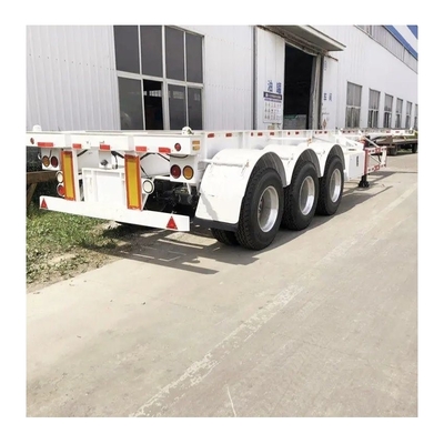 20-Foot Skeleton Chassis Dump Semi-Trailer with Immobilize Function and 12 Twist-Lock
