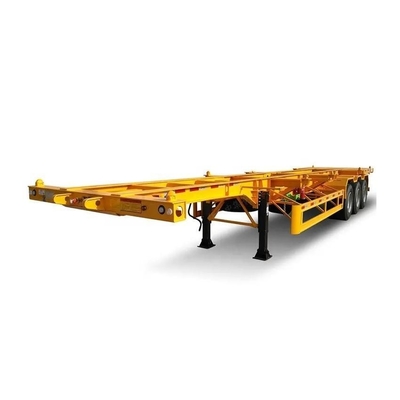 20-Foot Skeleton Chassis Dump Semi-Trailer with Immobilize Function and 12 Twist-Lock