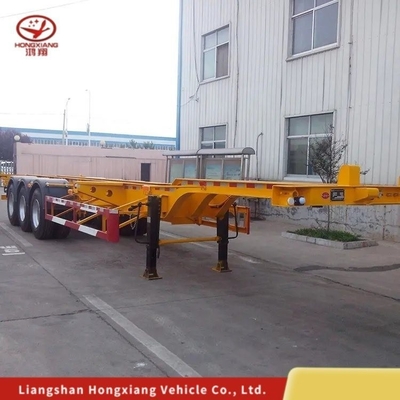 Multi-link Type Semi Trailer Container Chassis Trailer with Dual Line Braking System