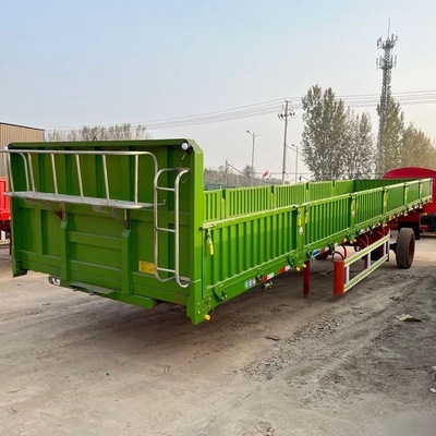 1820mm Tread 2/3/4 Axle Side Wall Trailer Fence Cargo Semi-Trailer for Transportation