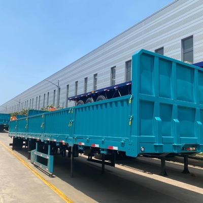 5.5 Tons 3-Axis Sidewall Multi-Function Dump Semi-Trailer for Heavy-Duty Applications