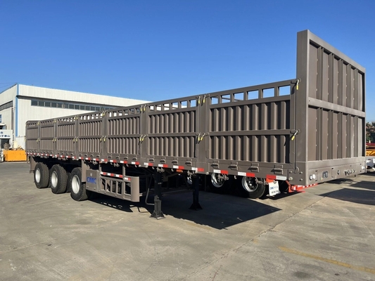 5.5 Tons 3-Axis Sidewall Multi-Function Dump Semi-Trailer for Heavy-Duty Applications
