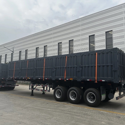 5.5 Tons 3-Axis Sidewall Multi-Function Dump Semi-Trailer for Heavy-Duty Applications