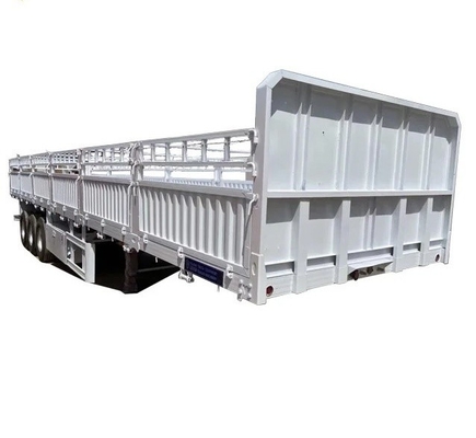 5.5 Tons 3-Axis Sidewall Multi-Function Dump Semi-Trailer for Heavy-Duty Applications