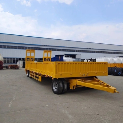 5.5 tons Light Duty 3-Axis Sidewall Multi-Function Tractor Hydraulic Ladder Semi-Trailer