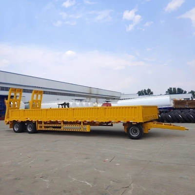 5.5 tons Light Duty 3-Axis Sidewall Multi-Function Tractor Hydraulic Ladder Semi-Trailer