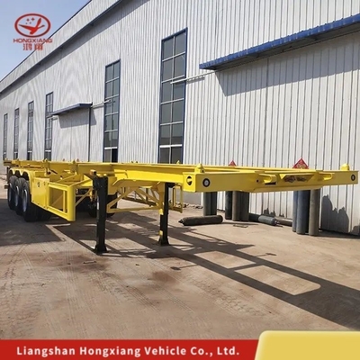 5.5 Tons Capacity Skeleton Container Transport Semi-Trailer with and 2/3/4 Axles