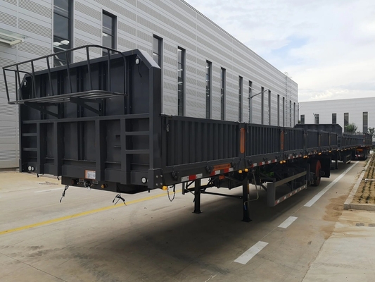 5.5 tons 3-Axle 40-Foot Sidewall Multi-Purpose Semi-Trailer Fence-Type Cargo Bulk Trailer