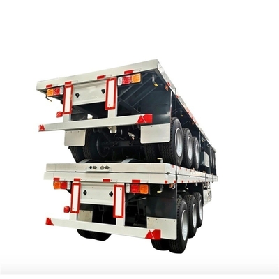 3 Axles 40 FT Flatbed Skeleton Semi-Trailer for Semi Truck Trailer and Competitive