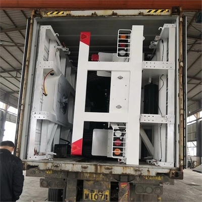 ABS Anti-lock Braking System 3-Axis Skeleton Container Semi-Trailer for Medium Duty