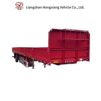 Steel 40FT Side Wall Semi Trailer for Heavy Load and Large Scale Wood Logging Transport