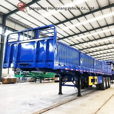 Cargo Truck Trailer Semi Box Fence Trailer 2 Axle Number 1 Year After-sales Service