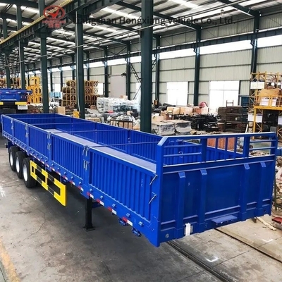 Cargo Truck Trailer Semi Box Fence Trailer 2 Axle Number 1 Year After-sales Service