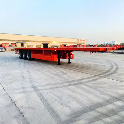 Semi-Trailer Flatbed Semi Trailer 3 Axle Container Flatbed Semi-Trailer Truck Trailers