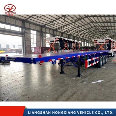 3 Axle 40FT Skeleton Semi Trailer Customizable Colour and 1 Year After-sales Service
