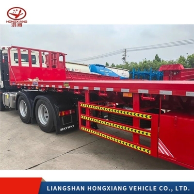 3 Axles 40ft Bulk Cargo Transport Skeletal Container Chassis Skeleton Semi Trailer