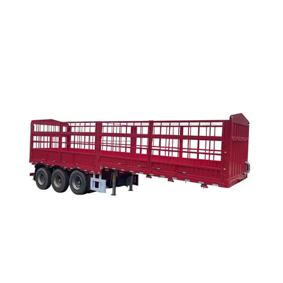 3 Axle Container Flatbed Semi-Trailer Truck Trailers with ABS Anti-lock Braking System